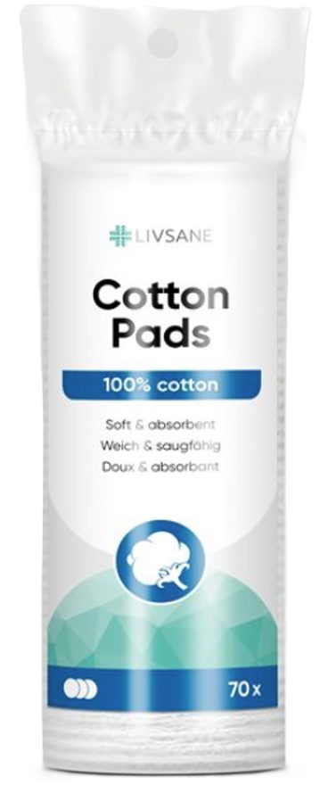 Livsane Wattepads (70 Stk)