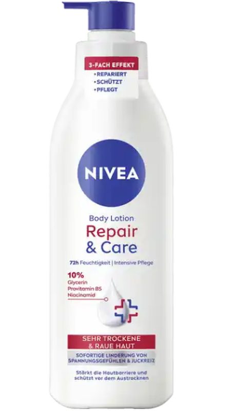 Nivea - Repair & Care Body Lotion Pumpe, 250 ml