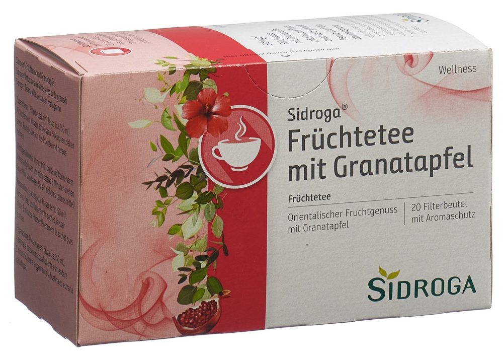 Sidroga Früchtetee mit Granatapfel (20 Beutel)