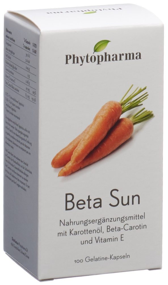 Phytopharma - Beta Sun Kapseln, 100 Stück