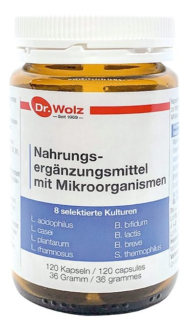 Dr. Wolz Mikroorganismen Kapseln (120 Stk)