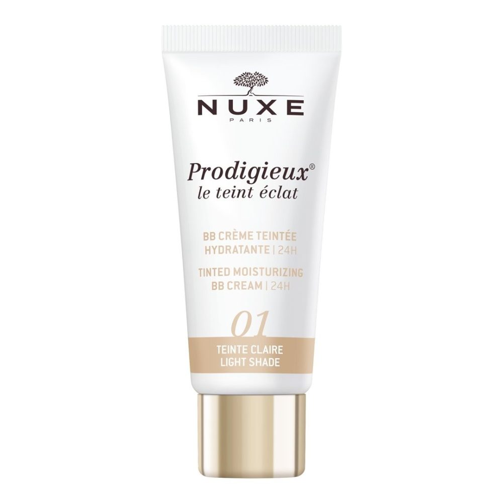Nuxe - BB-Creme, Prodigieux® Le Teint Éclat strahlender Teint Getönte, feuchtigkeitsspendende BB-Creme | 24H, 30 ml, Light