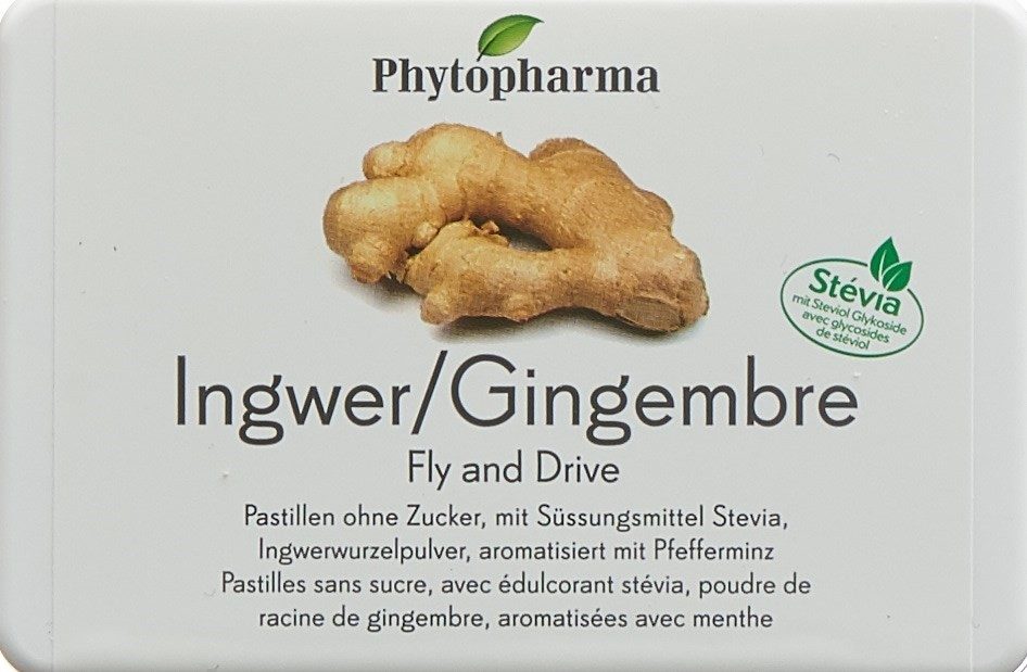 Phytopharma Ingwer Fly & Drive Pastillen (40 Stk)