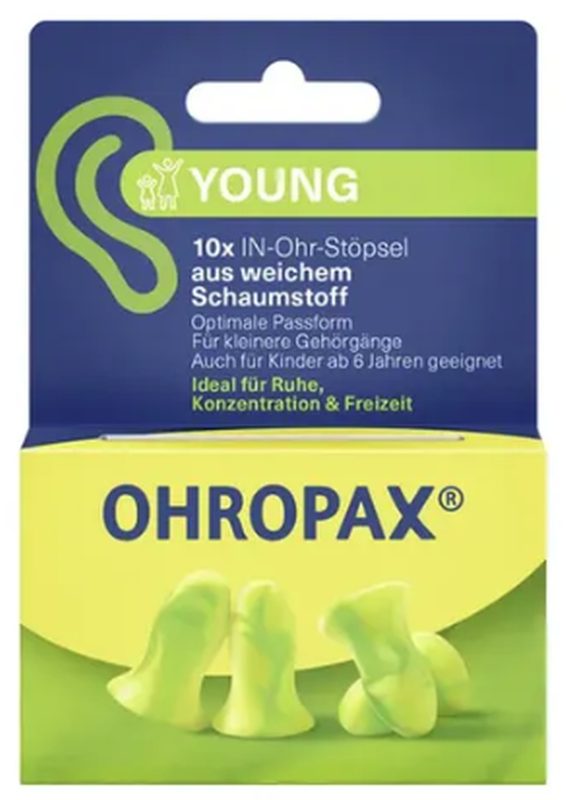 OHROPAX Ohrstöpsel Young Soft (10 Stk)