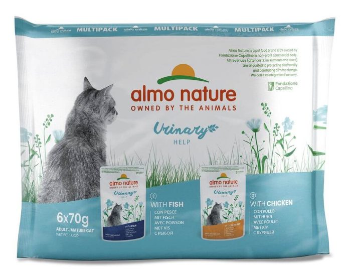 Almo nature Holistic Urinary Help Multipack Fisch & Huhn 6x70g