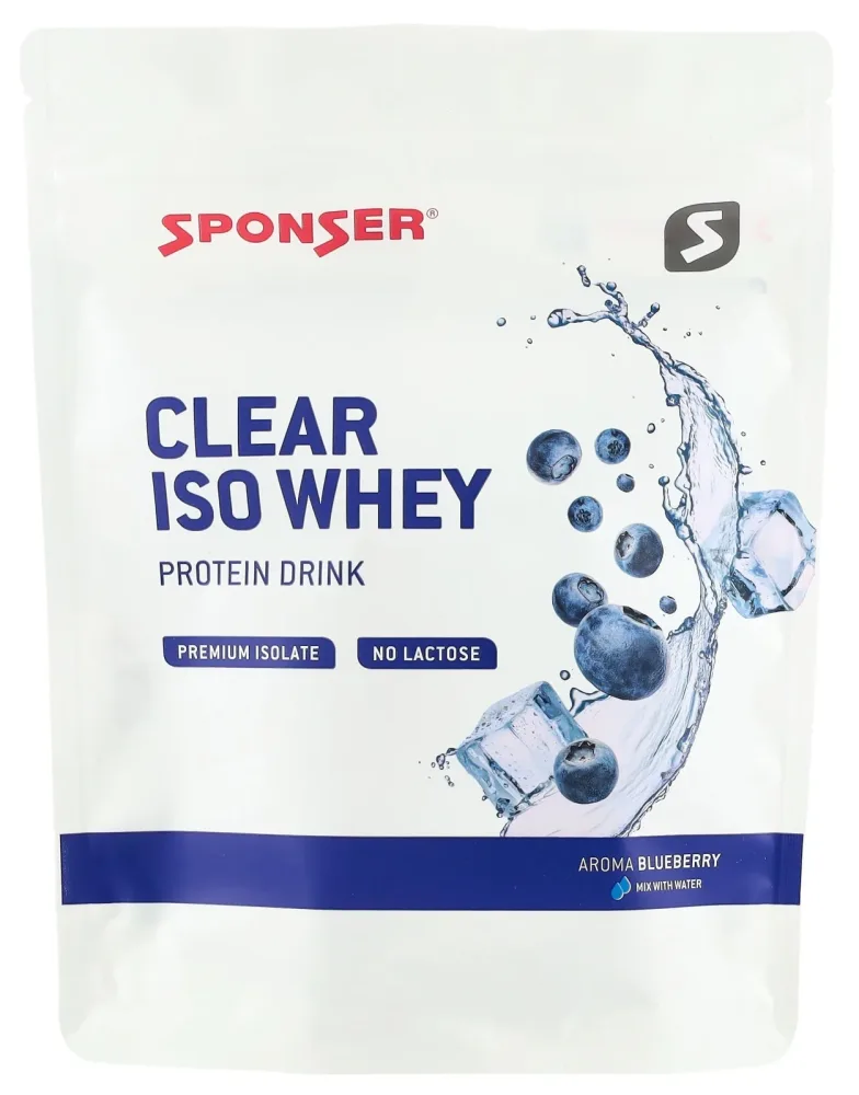 Sponser Getränkepulver Clear Iso Whey Blueberry (450g)