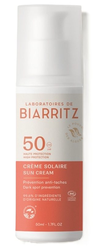 Laboratoires de Biarritz® Getönte Sonnencreme Spf50 Ivoire Gesicht