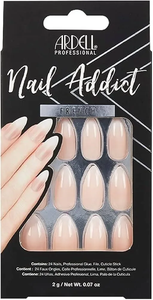 Ardell - Künstliche Fingernägel, Nail Addict FrenchOmbreFade (Baby Boomer), Set