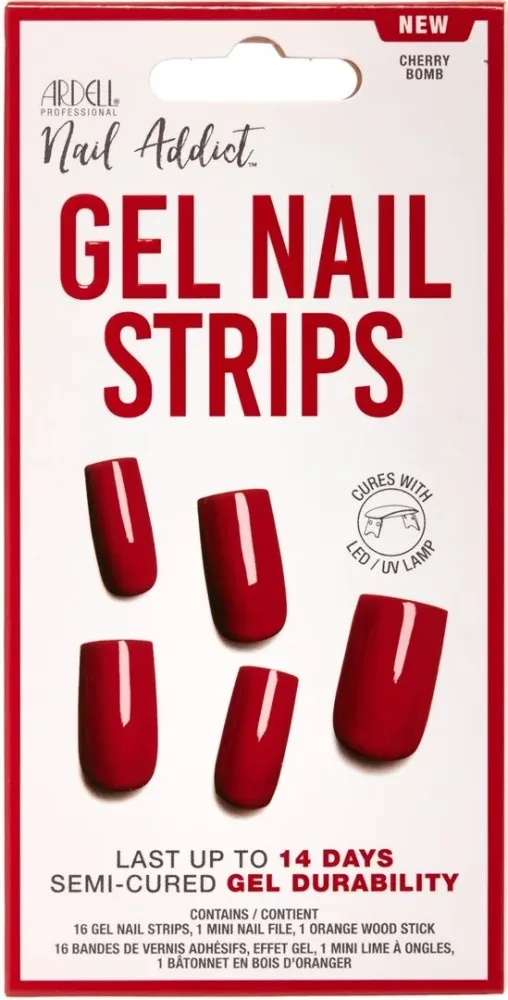 Ardell - Gel Nail Strips Cherry Bomb