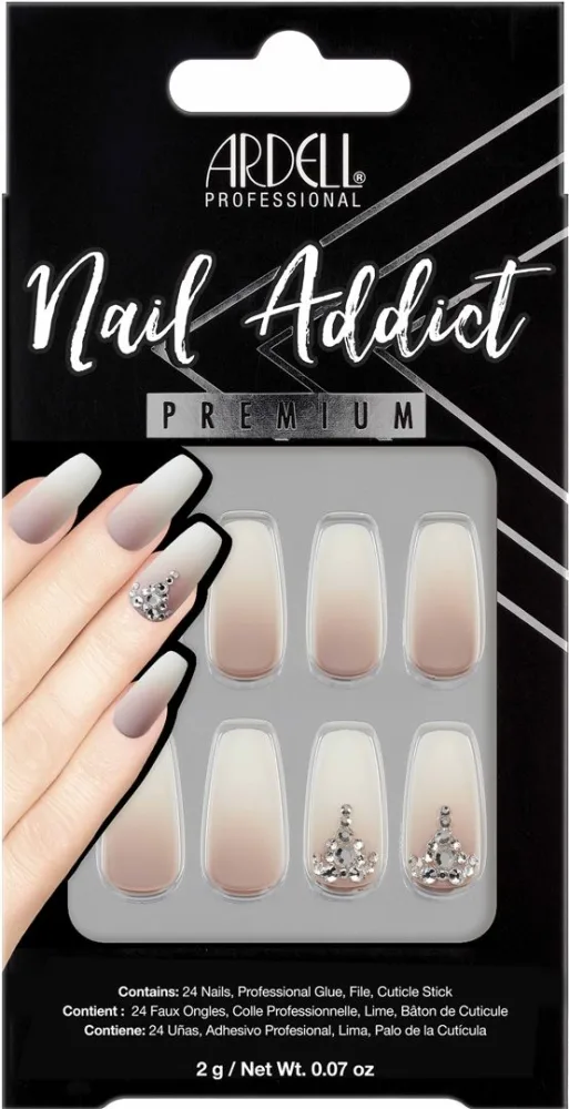 Ardell Nail Addict Rich Tan Ombre Kunstnägel 1 Stk Beige