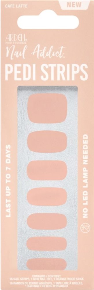 Ardell - Pedi Strips, Cafe Latte, Set
