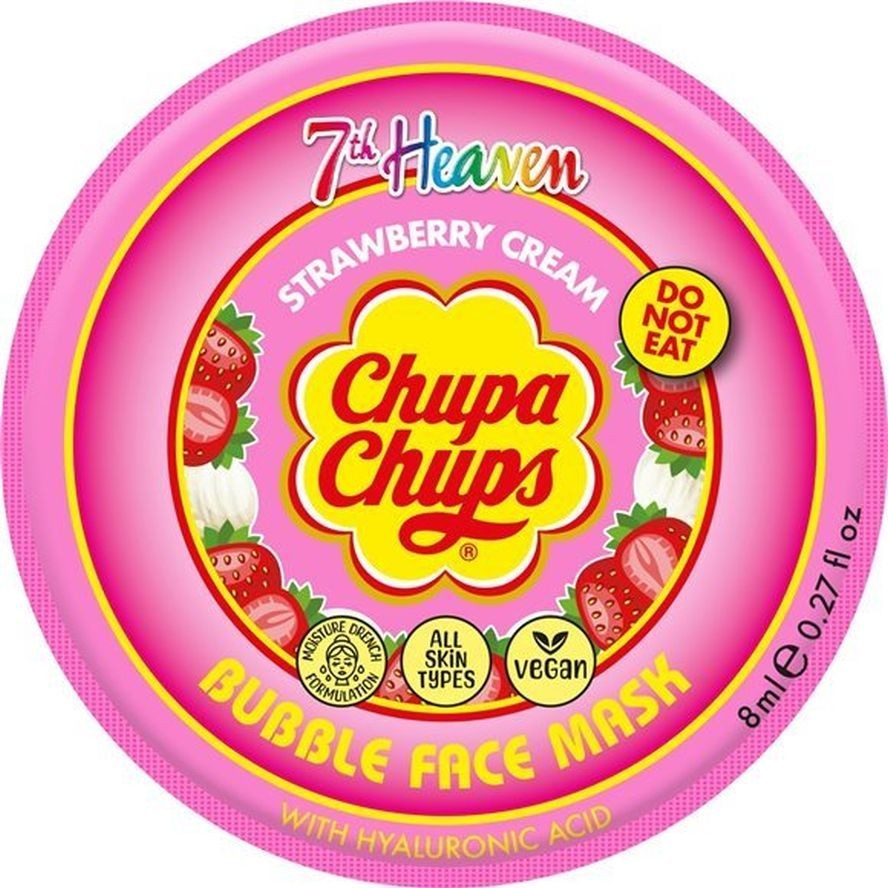 7th Heaven Bubble Mask Chupa Chups Strawberry (8ml)