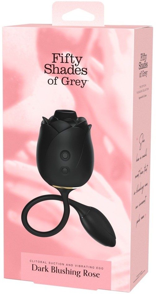 Fifty Shades of Grey 2 in 1 Klitoris-Saugstimulator mit Vibro-Ei