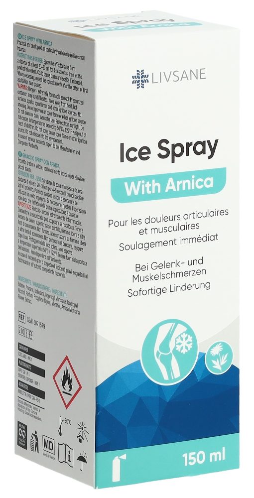 Livsane Eis-Spray mit Arnika (150ml)