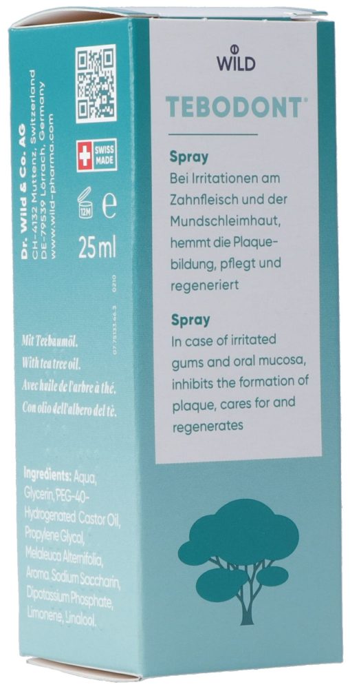 Tebodont Spray, Pflege von Zahnfleisch und Mundschleimhaut (25ml)