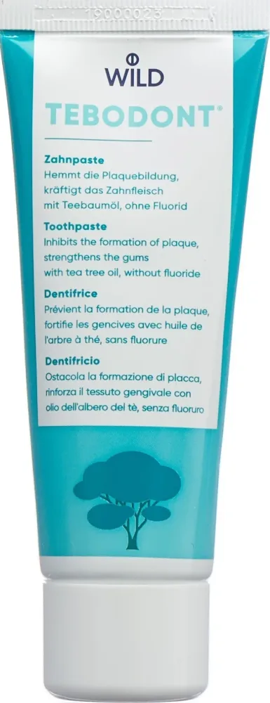 Tebodont Zahnpaste ohne Fluorid (75ml)