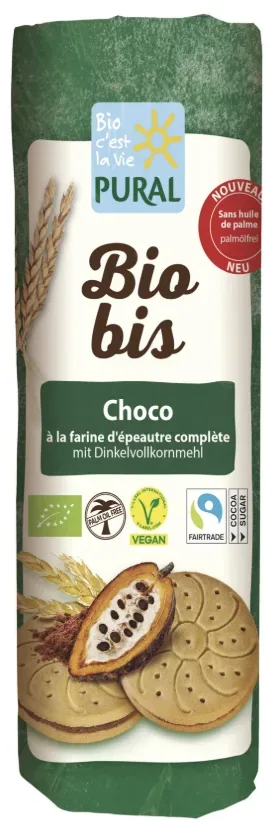 PURAL Biobis Choco-Dinkel Doppelkeks (320g)