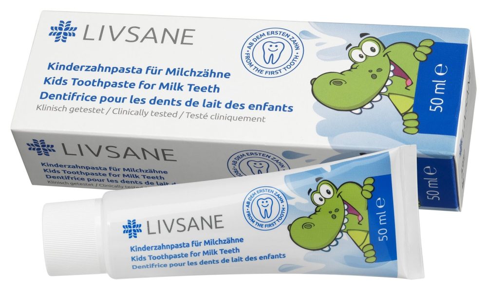 Livsane Kinderzahnpasta für Milchzähne (50ml)