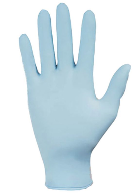 Livsane Nitril-Untersuchungshandschuhe, Grösse M, Handbreite 8-9cm, puderfrei (100 Stk)
