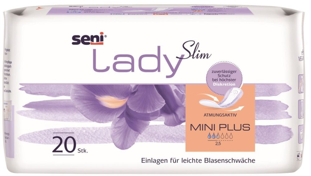 Seni Lady Slim Mini Plus Einlagen (20 Stk)