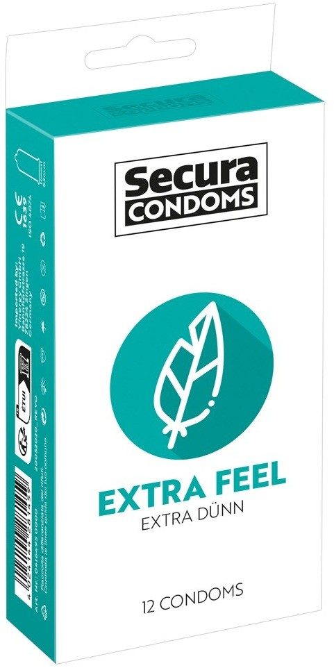 Secura Extra Feel Kondome, extra dünn (12 Stk)