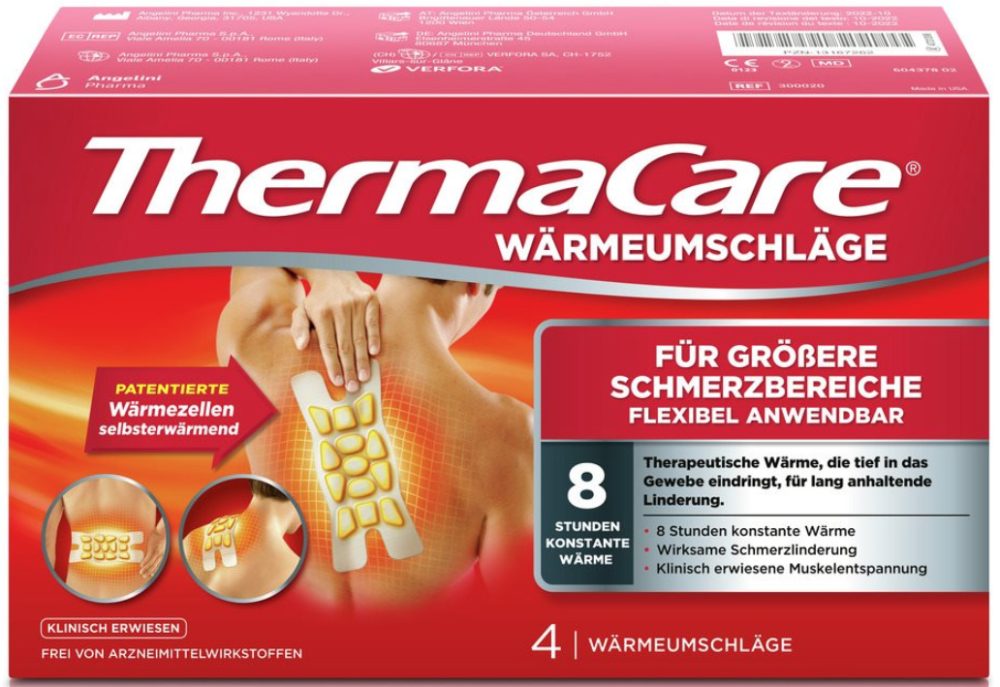 ThermaCare® Wärmepflaster bei punktuellen Schmerzen zur flexiblen Anwendung