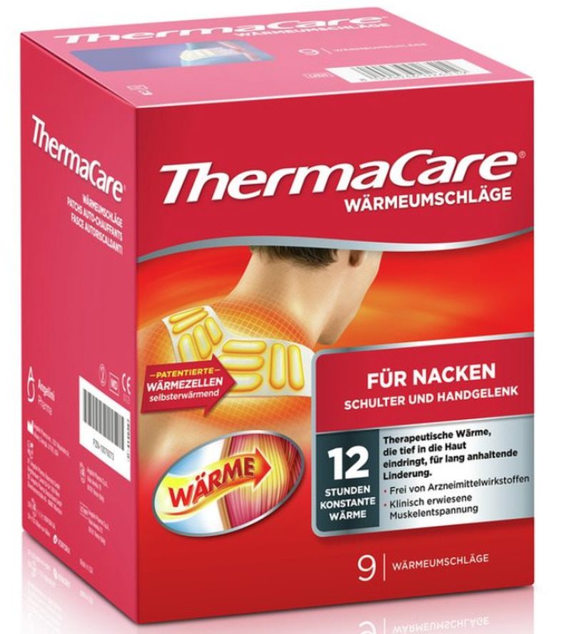 ThermaCare® Nacken, Wärmepflaster für Nacken, Schulter und Handgelenk, wirksam Nackenschmerzen lindern