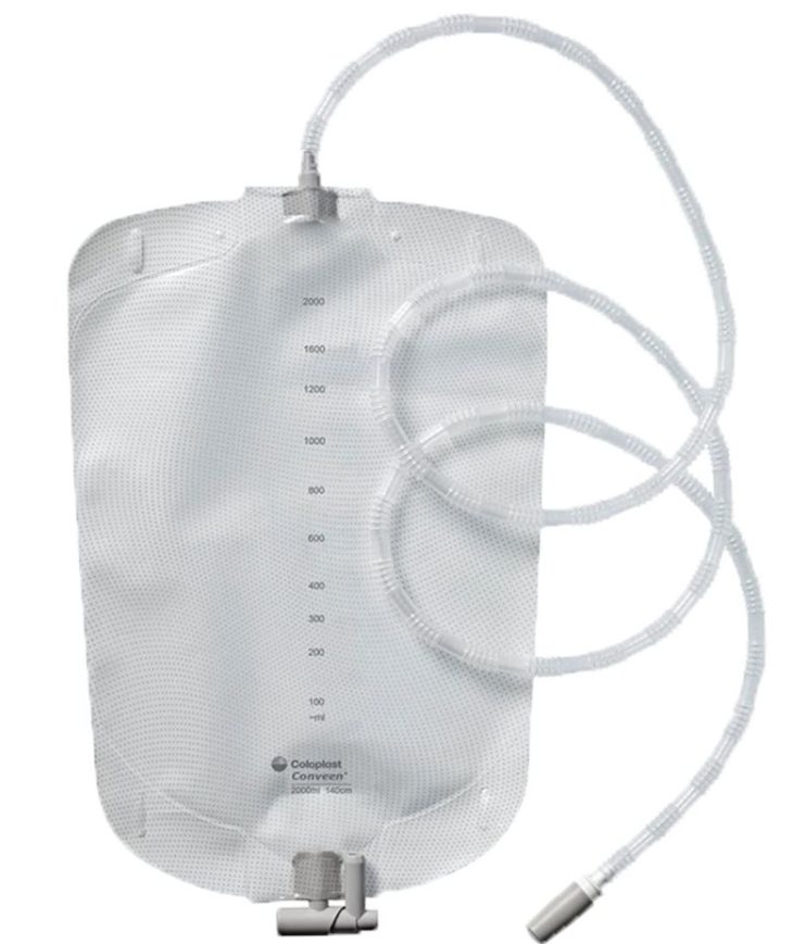 Conveen Nachtbeutel 2000ml, 140cm, steril (10 Stk)