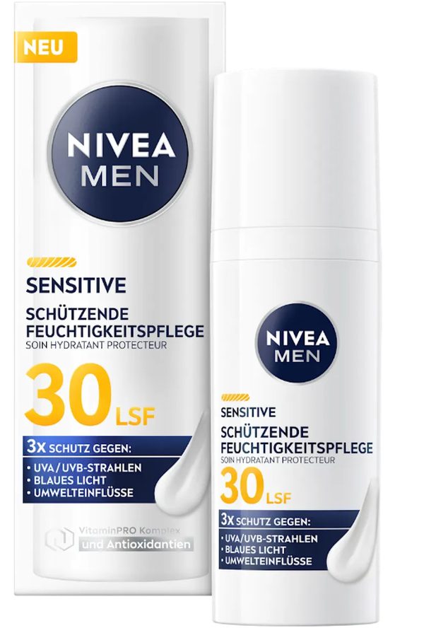 Nivea - Sensitive Schützende Feuchtigkeitspflege LSF30, 50 ml
