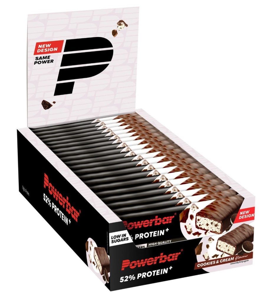 Powerbar 52% Protein Bar, Cookies & Cream (20x50g)