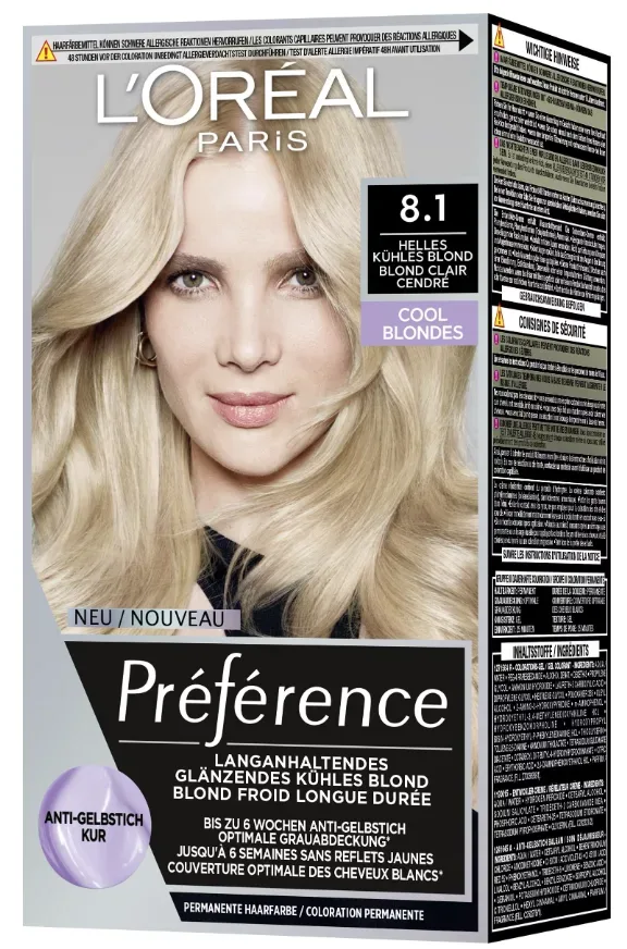 L'Oréal Paris - Cool Blonde Anti-Gelbstich Kur, 1 Stück, . Helles kühles Blond/Blond clair cendré