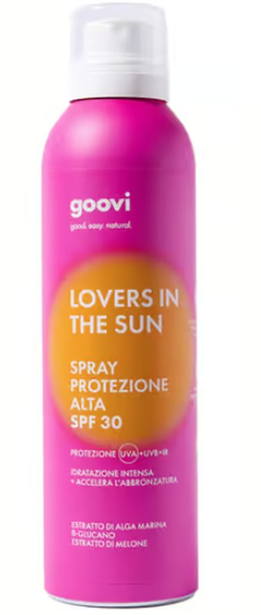 Goovi - Körperspray-Creme mit hohem Schutzfaktor SPF30+, Lovers In The Sun, 200 ml