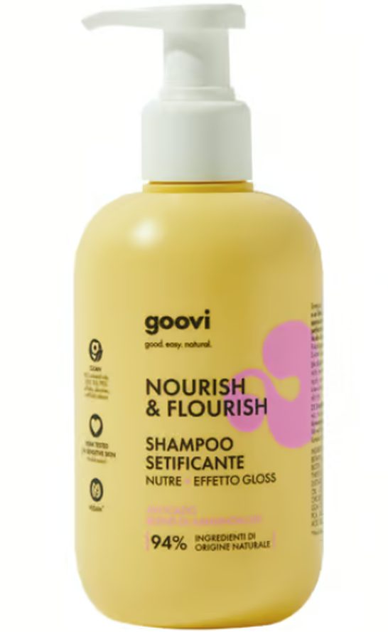 Goovi - NOURISH & FLOURISH Shampoo für seidiges Haar, 250 ml