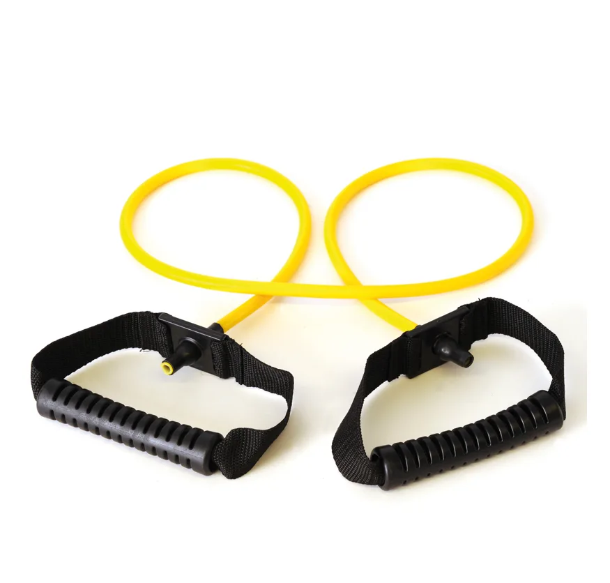 Sissel Fit-Tube Widerstandsband mit Griffen, gelb, leicht (1 Stk)