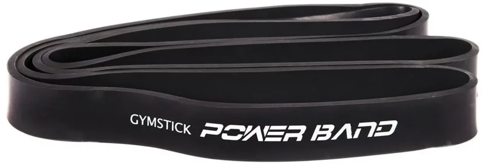 Gymstick Power Band, 1 Meter, mittlerer Widerstand, schwarz (1 Stk)
