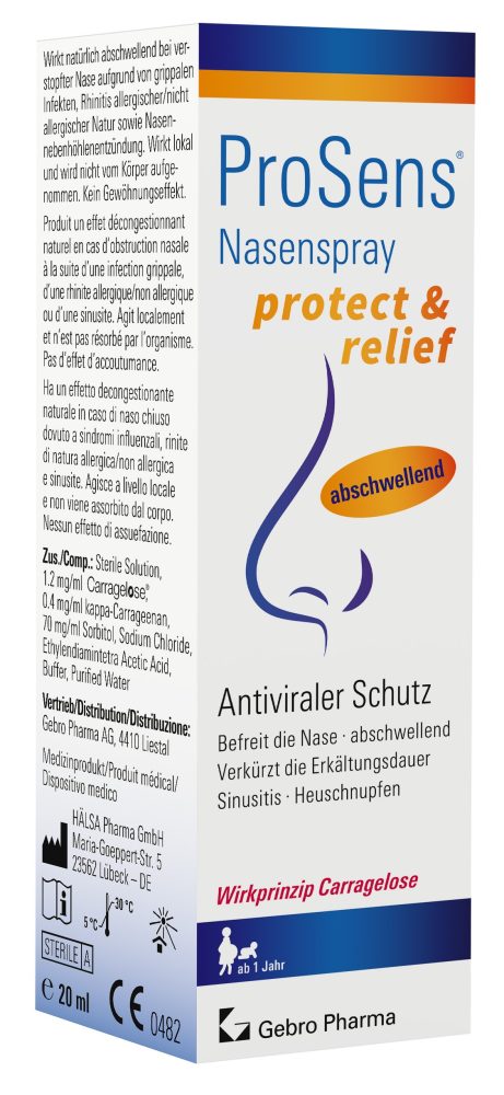 ProSens Nasenspray protect & relief, abschwellend (20ml)