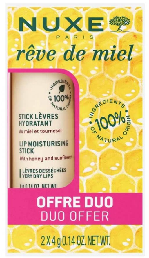 Nuxe - Rêve de Miel Duo Feuchtigkeitsspendende Lippenpflege, OS RDM Sticks Lèvres Duo, Set