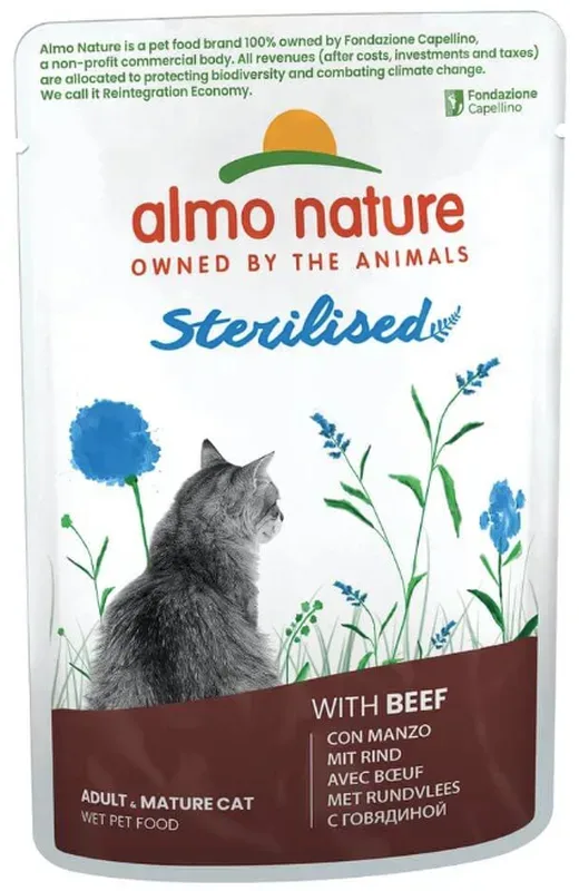 Almo Nature Sterilised mit Rind (70g)