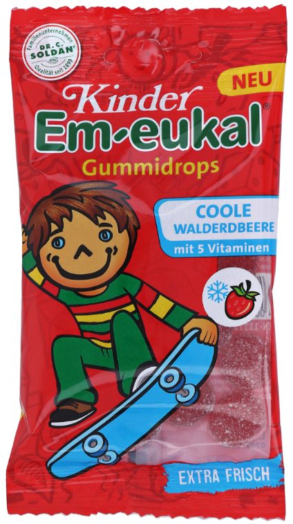 Kinder Emeukal Gumdrops Erdbeere (75g)