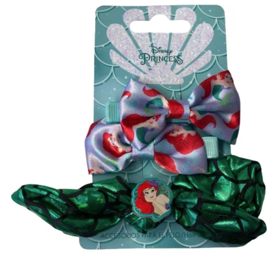 HERBA Kids Haarklemme & Haargummis Set Arielle (3-teilig)