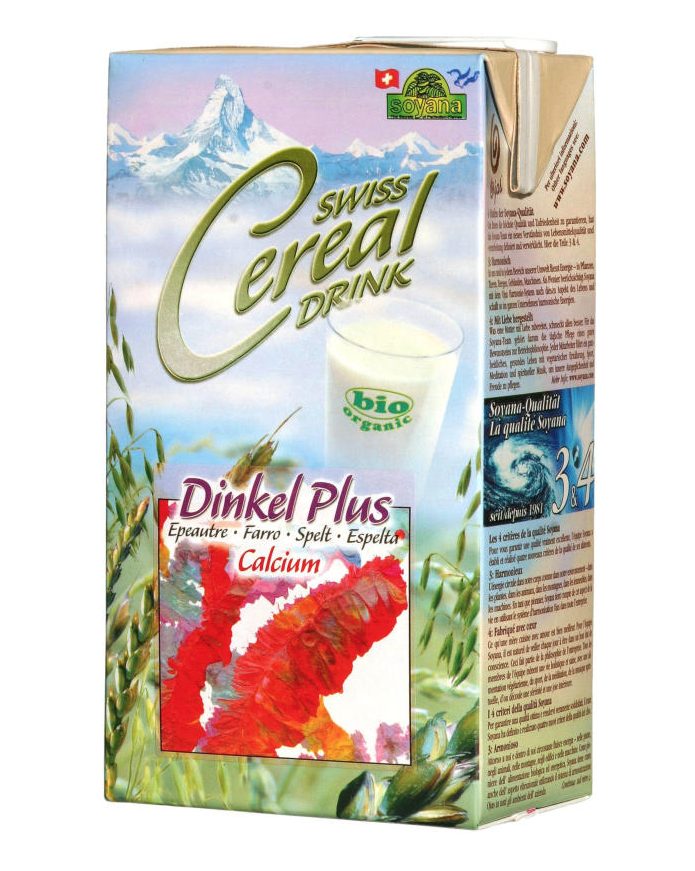 soyana Swiss Cereal Drink Dinkel Plus Calcium Bio (1 Liter)