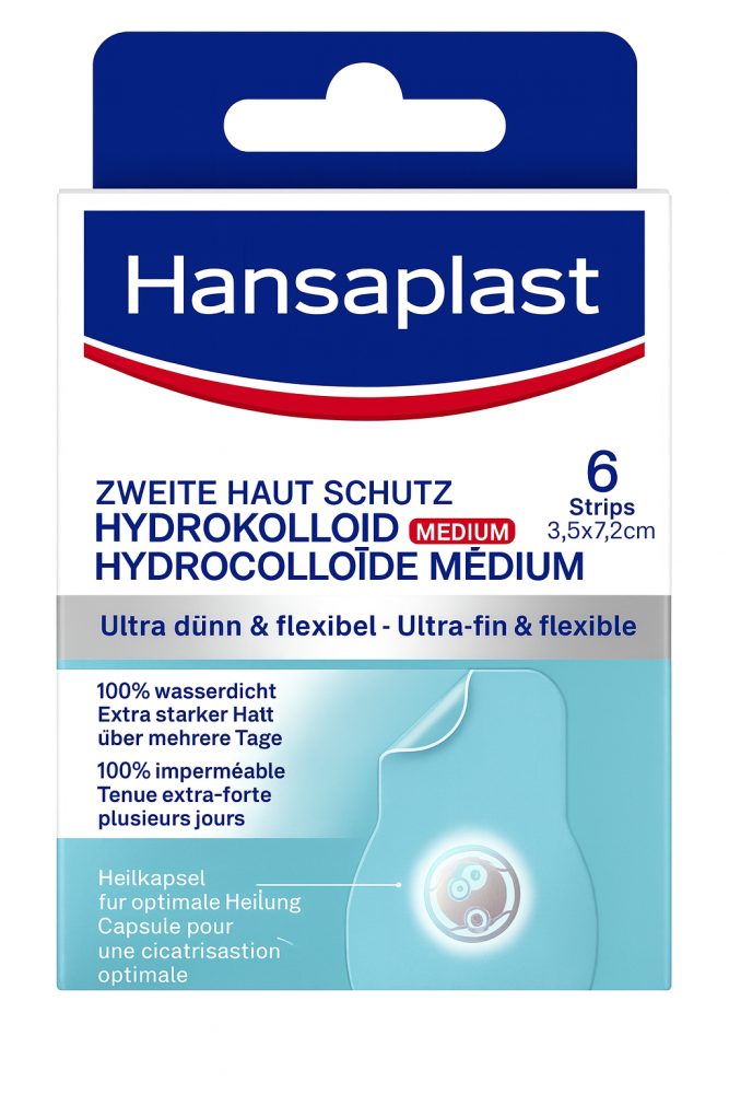 Hansaplast Zweite Haut Schutz Pflaster, Medium (6 Stk)