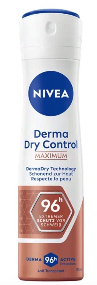 NIVEA Derma Dry Control Maximum Deo Spray Female (150ml)