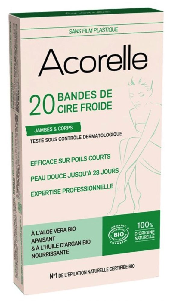 Acorelle Kaltwachsstreifen Körper (20 Stück)