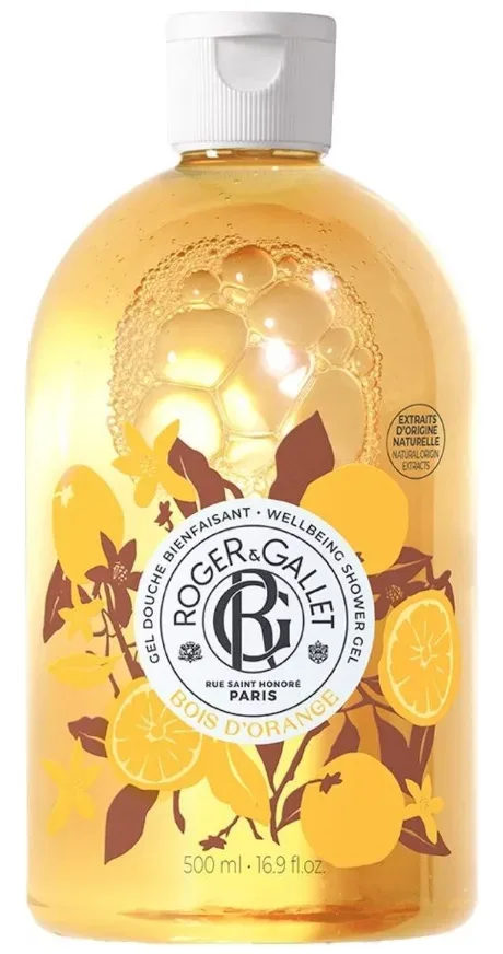 Roger & Gallet - Bois d'Orange Wohlfühl-Duschgel, RG Bois d'Orange Gel Douche, 500  ml