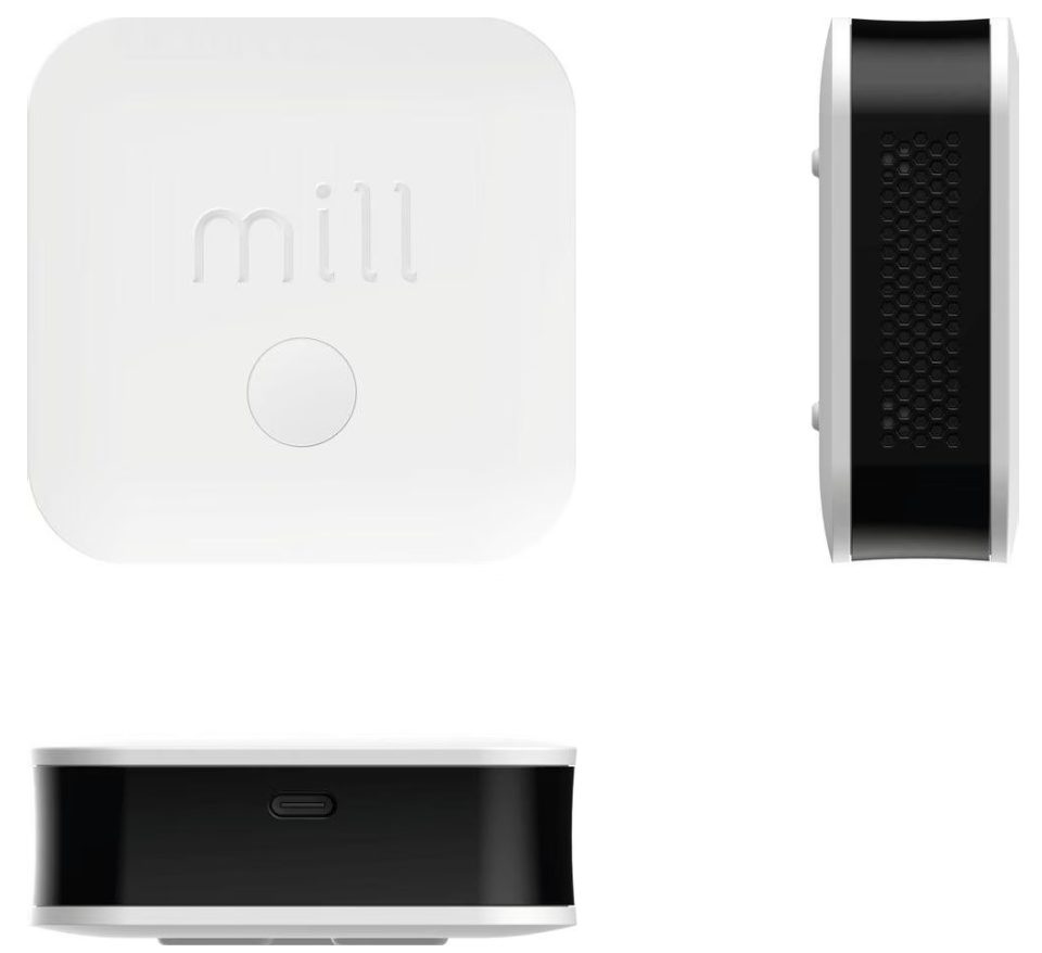 Mill Sense Indoor Air Quality Sensor - w Temperatur Sensor – Klimageräte Zubehör – weiss