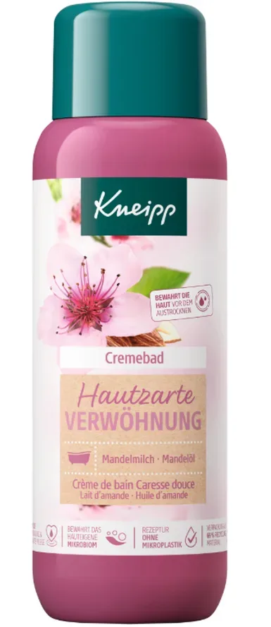 Kneipp Cremebad Hautzarte Verwöhnung Badeöl & Bademilch 400 ml Damen