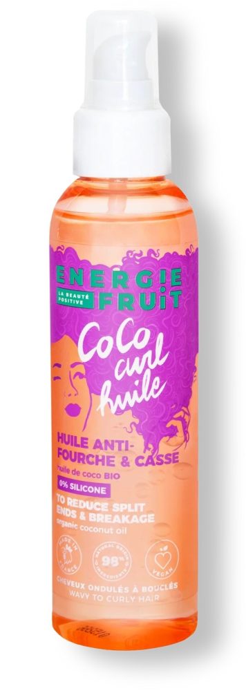 Energie Fruit - Coco Curl Öl - Ohne Silikon - Lockiges & Welliges Haar, 150  ml