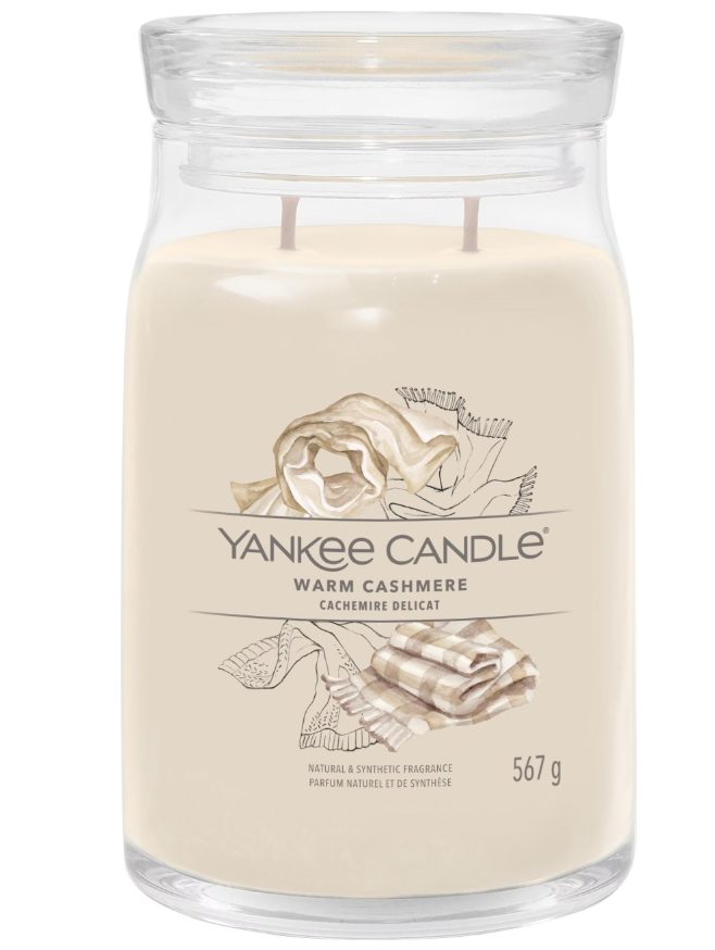Yankee Candle Signature - Duftkerze im Glas, 567G, Taupe