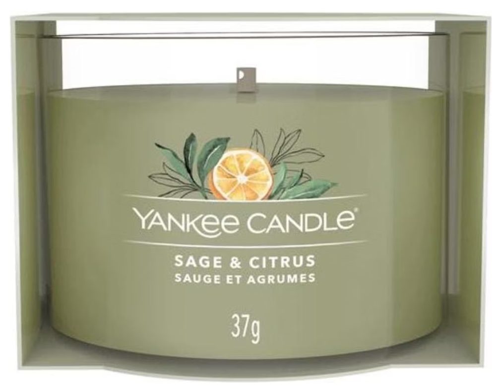 Yankee Candle Signature - Duftkerze im Glas, 37g, Weidengrün
